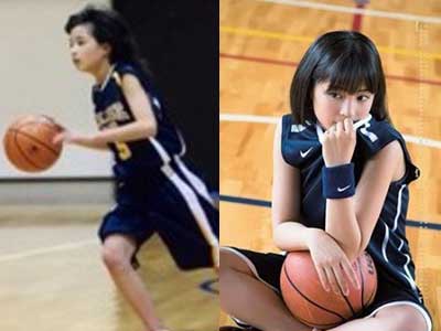 広瀬すず　小学校６年生　バスケットボール