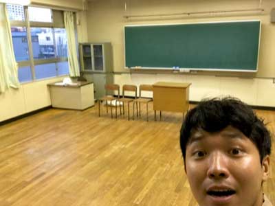 渡辺裕太　高校の教室